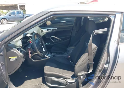 2012 Hyundai Veloster Base W/Black from USA, damaged, VIN KMHTC6AD2CU078572